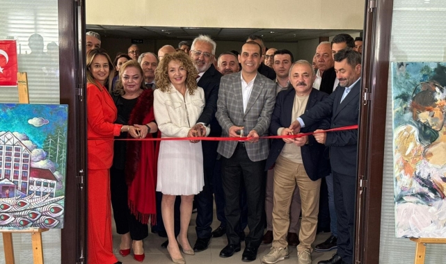 5 ülkeden 26 ressam eserleriyle Ilgaz'ı anlattı: Açılan sergi yoğun ilgi gördü