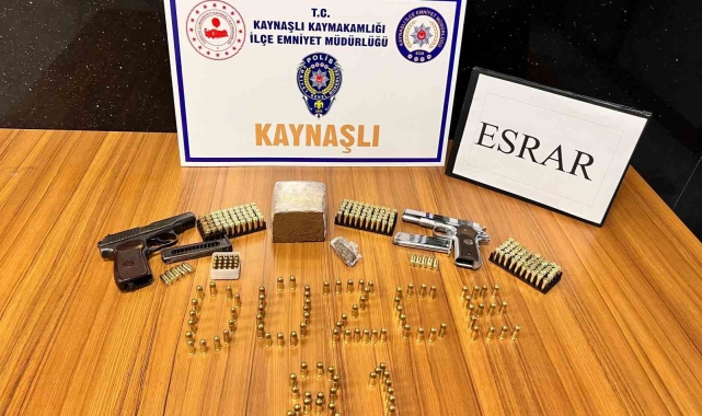666 gram reçine esrar ele geçirildi