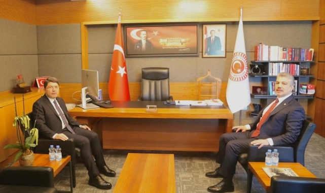 Adalet Bakanı Tunç, TBMM Adalet Komisyonu Başkanı Yüksel'i ziyaret etti