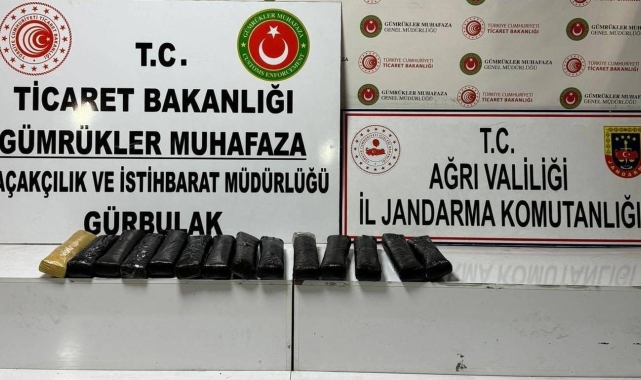 Ağrı'da 17 kilo metanfetamin ele geçirildi