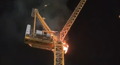 Akkuyu NGS'de vinç yangını