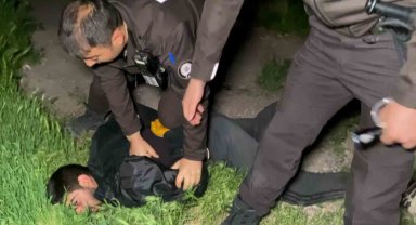 Aksaray'da nefes kesen polis-hırsız kovalamacası kamerada