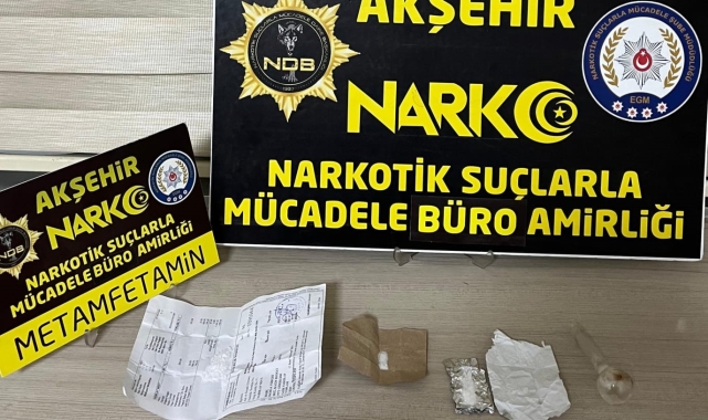 Akşehir'de uyuşturucu operasyonu