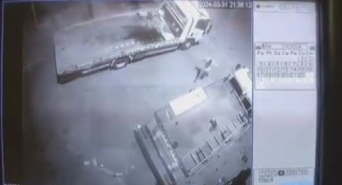 Akü hırsızları 42 saatlik kamera görüntüsünün incelenmesiyle yakalandı