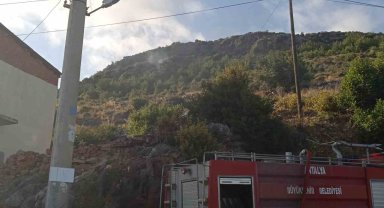 Alanya'da orman yangını