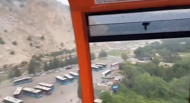 Antalya'da teleferikte mahsur kalan vatandaşlar o anları sosyal medyada paylaştı
