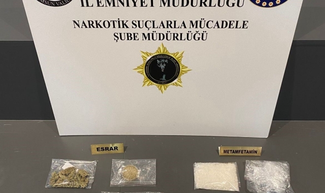 Araçta zulalanmış uyuşturucu ele geçirildi