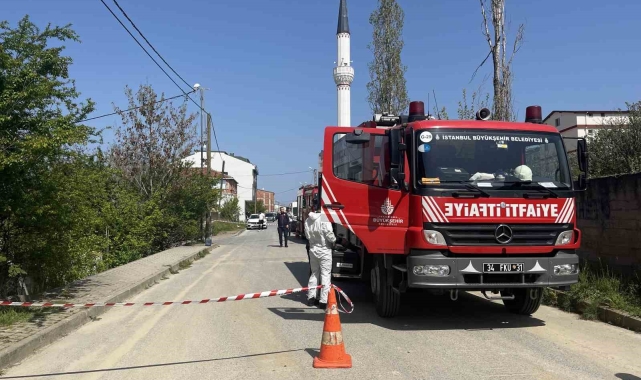 Arnavutköy'de kimyasal madde paniği