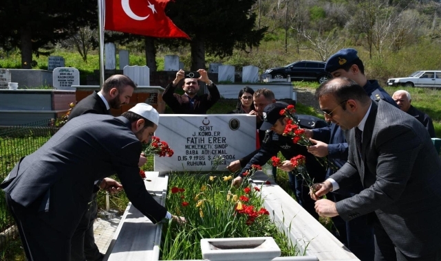 Ayancık Kaymakamı Hasar'dan şehit ailesine ziyaret