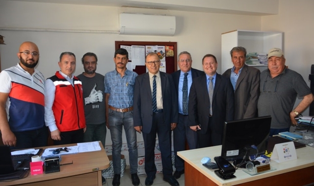 Aydın Tarım ve Orman İl Müdürü Altıntaş, Bozdoğan'daki çalışmaları yerinde inceledi