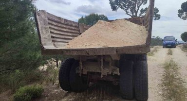 Aydın'da kuvars hırsızları yakalandı