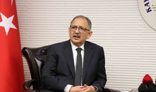 Bakan Özhaseki: "İstanbul'da 14 tane konutu tedbir amaçlı boşalttık"