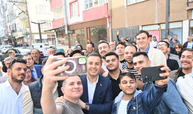 Başkan Ahmet Akın'a Susurluk ve Karesi'de coşkulu karşılama