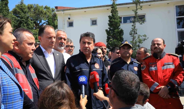 Başkan Aras Koordinesinde ekipler teleferik kazasında görev aldı