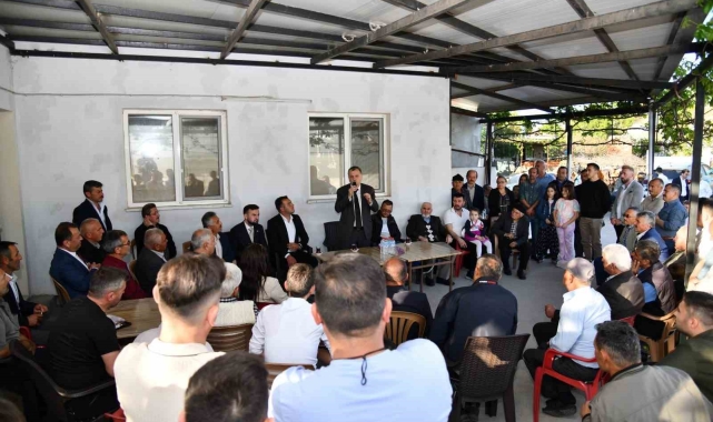 Başkan Balaban 1 günde 12 mahalleyi ziyaret etti