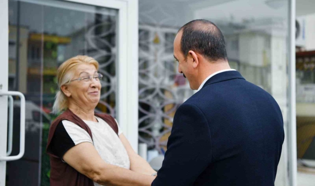 Başkan Kotan esnafla bayramlaştı