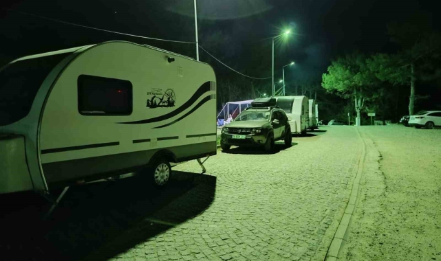 Bayramda Küçükelmalı Tabiat Parkı karavancıların gözdesi oldu