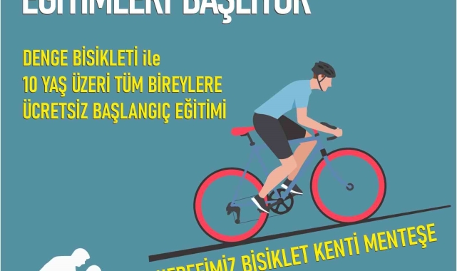 Bisiklet sürüş eğitimleri başlıyor