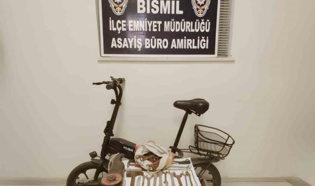 Bismil'de evden hırsızlık yapan şüphelilerden 1'i tutuklandı