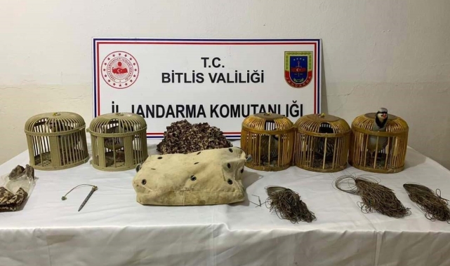 Bitlis'te keklik avlayan 2 kişiye 63 bin lira para cezası uygulandı