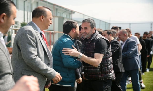Boluspor'da bayramlaşma töreni düzenlendi
