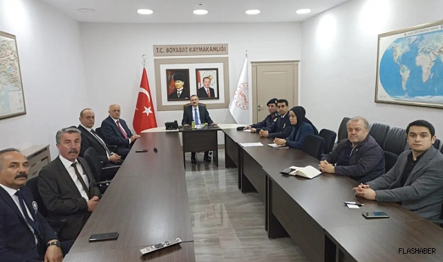 BOYABAT’TA BAYRAM ÖNCESİ TEDBİRLER ELE ALINDI!