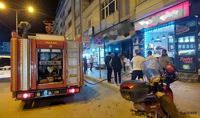 BOYABAT'TA İŞ YERİ YANGINI!