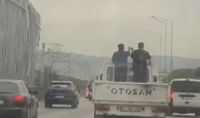 Bursa'da tehlikeli halay kamerada