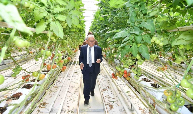 Büyükkılıç, Tarıma Dayalı Sera İhtisas OSB yapılacak alanda incelemelerde bulundu