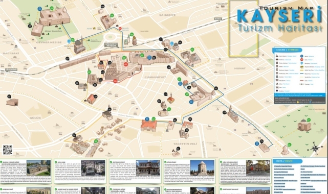 Büyükşehir'den Kayseri turizm haritası