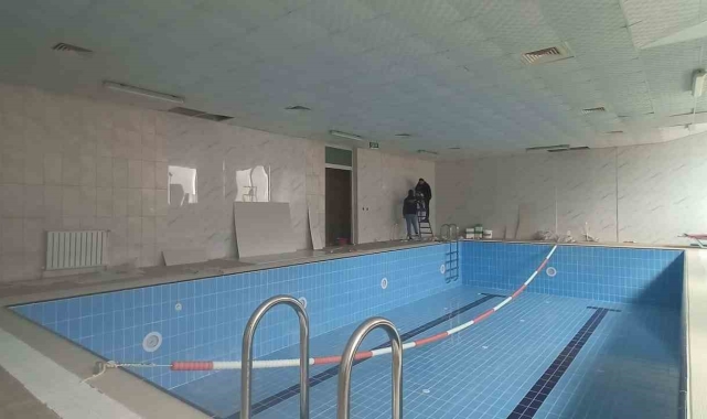 Büyükşehir'den yüzme havuzlarına teknik bakım ve onarım