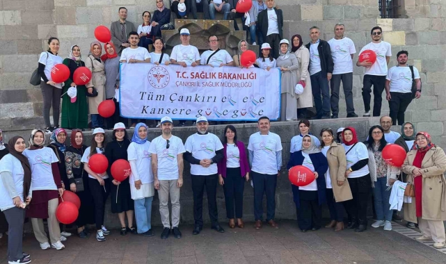 Çankırı'da kanser farkındalığı etkinliği düzenlendi