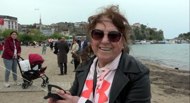 Çocuklardan fazla heyecan yaşadı