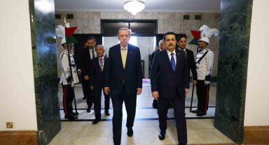 Cumhurbaşkanı Erdoğan, Irak Başbakanı Sudani ile bir araya geldi
