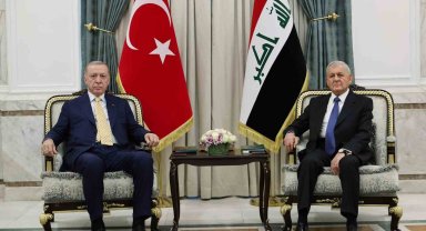 Cumhurbaşkanı Erdoğan, Irak Cumhurbaşkanı Reşid ile görüştü