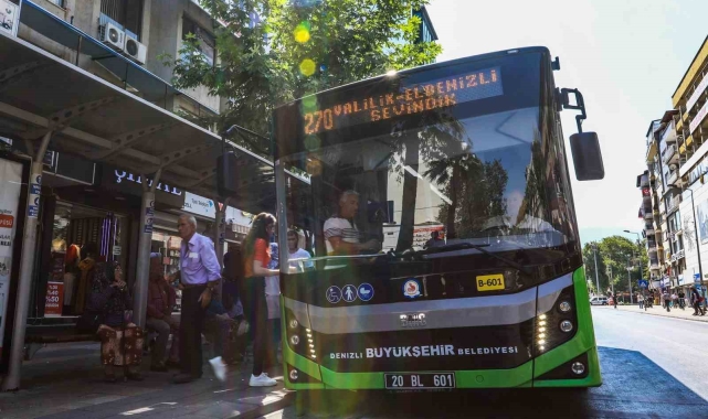 Denizli Büyükşehir otobüsleri bayramın ilk 2 günü ücretsiz