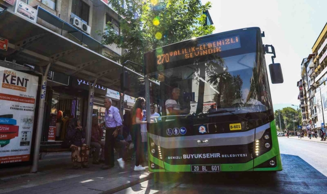 Denizli Büyükşehir otobüsleri EKPSS'ye gireceklere ücretsiz
