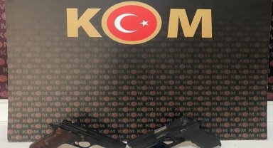 Didim'de 3 adet ruhsatsız silah ele geçirildi