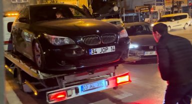 Drift atan sürücüyü polis affetmedi