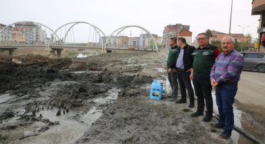 DSİ Bölge Müdürü Çelik, Terme Çayı ıslah çalışmalarını inceledi