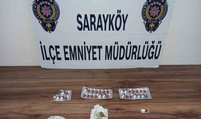 Dur ihtarına uymayan 2 şüpheli yakalanınca üzerinden uyuşturucu çıktı