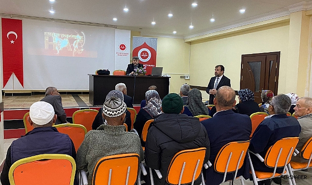 DURAĞAN'DA HACI ADAYLARINA YÖNELİK SEMİNER DÜZENLENDİ!