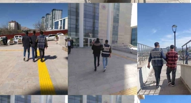 Elazığ'da kesinleşmiş hapis cezası bulunan 18 zanlı yakalandı