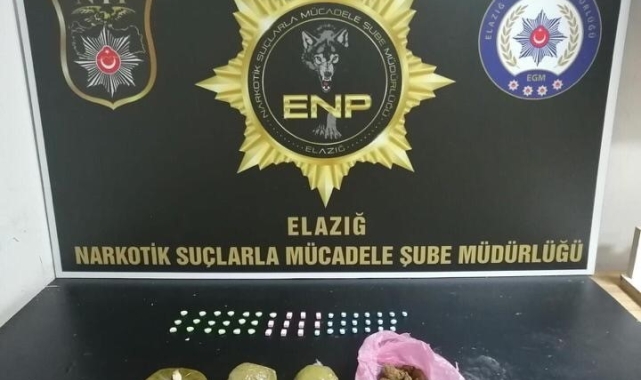 Elazığ'da uyuşturucu taciri tutuklandı