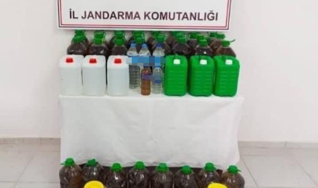 Erdek'te kaçak alkol ve sahte zeytinyağı üretenlere yönelik operasyon