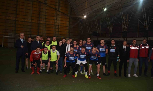 Erzincan Emniyet Müdürlüğü futbol turnuvası düzenledi