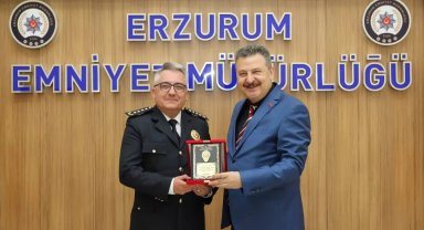 Erzurum Emniyetinde terfi heyecanı