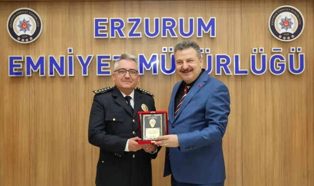 Erzurum Emniyetinde terfi heyecanı