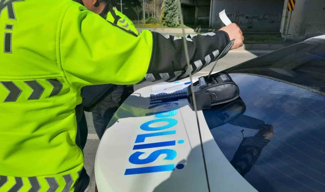 Eskişehir'de 540 sürücüye ceza kesilirken, 14 araç trafikten men edildi