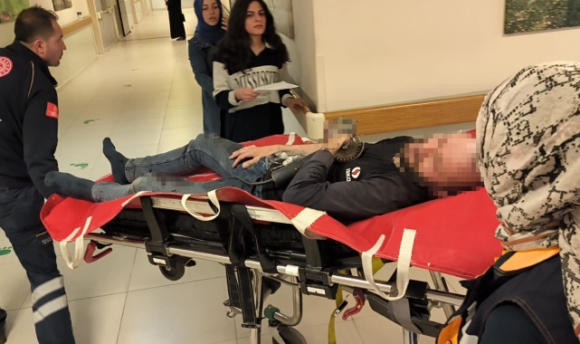 Evinde tadilat yaparken elini spiral makinesine kaptırdı saplandı